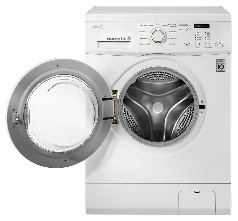 LG F2J3WS1W Direct Drive Front Load Washing Machine